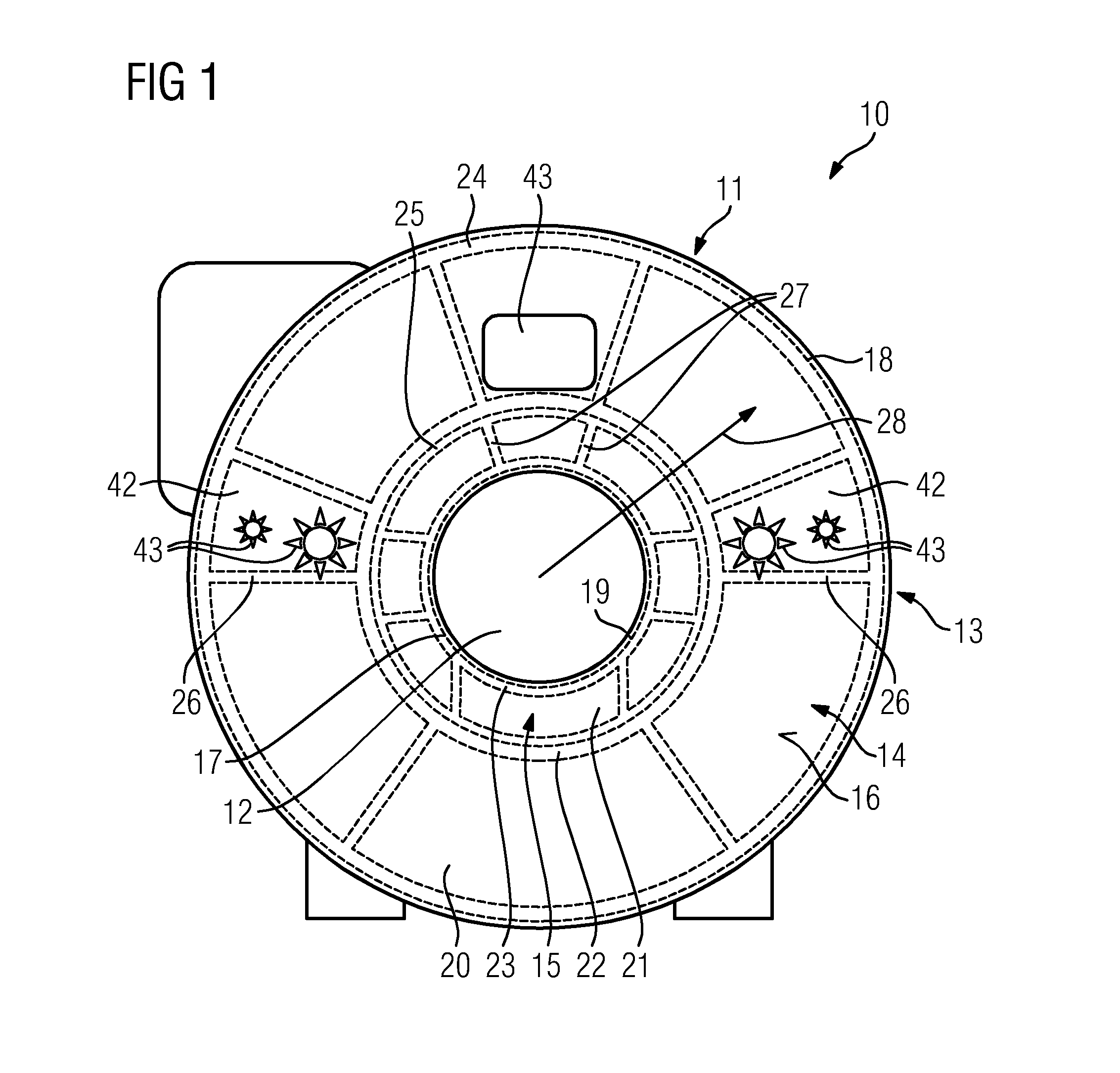 Medical imaging device comprising a housing unit that has a casing shell and method for producing a casing shell of the medical imaging device