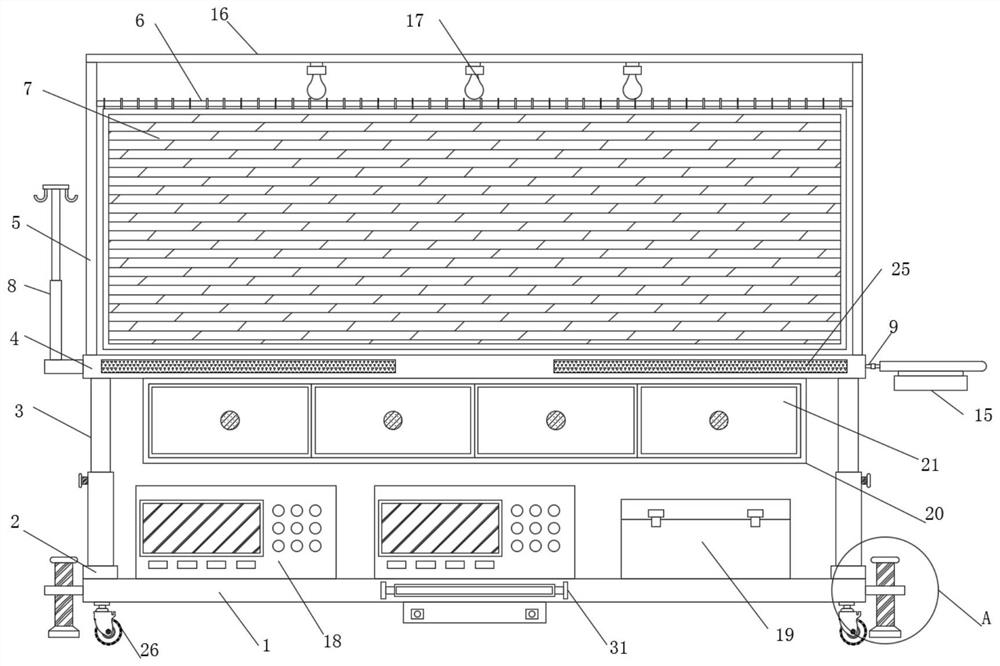 Emergency monitoring and diagnosis device for department of cardiology