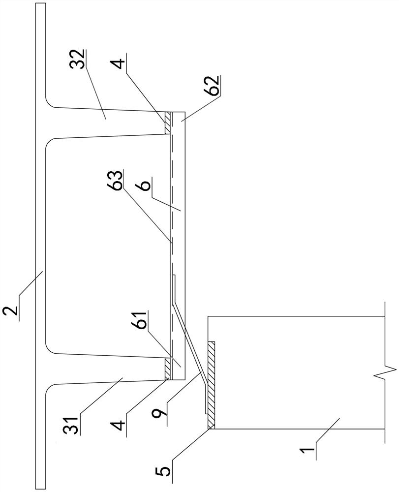 A horizontal connection structure of prefabricated concrete double t-slab and its construction method