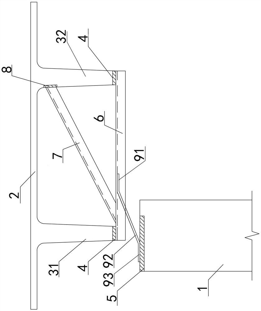 A horizontal connection structure of prefabricated concrete double t-slab and its construction method