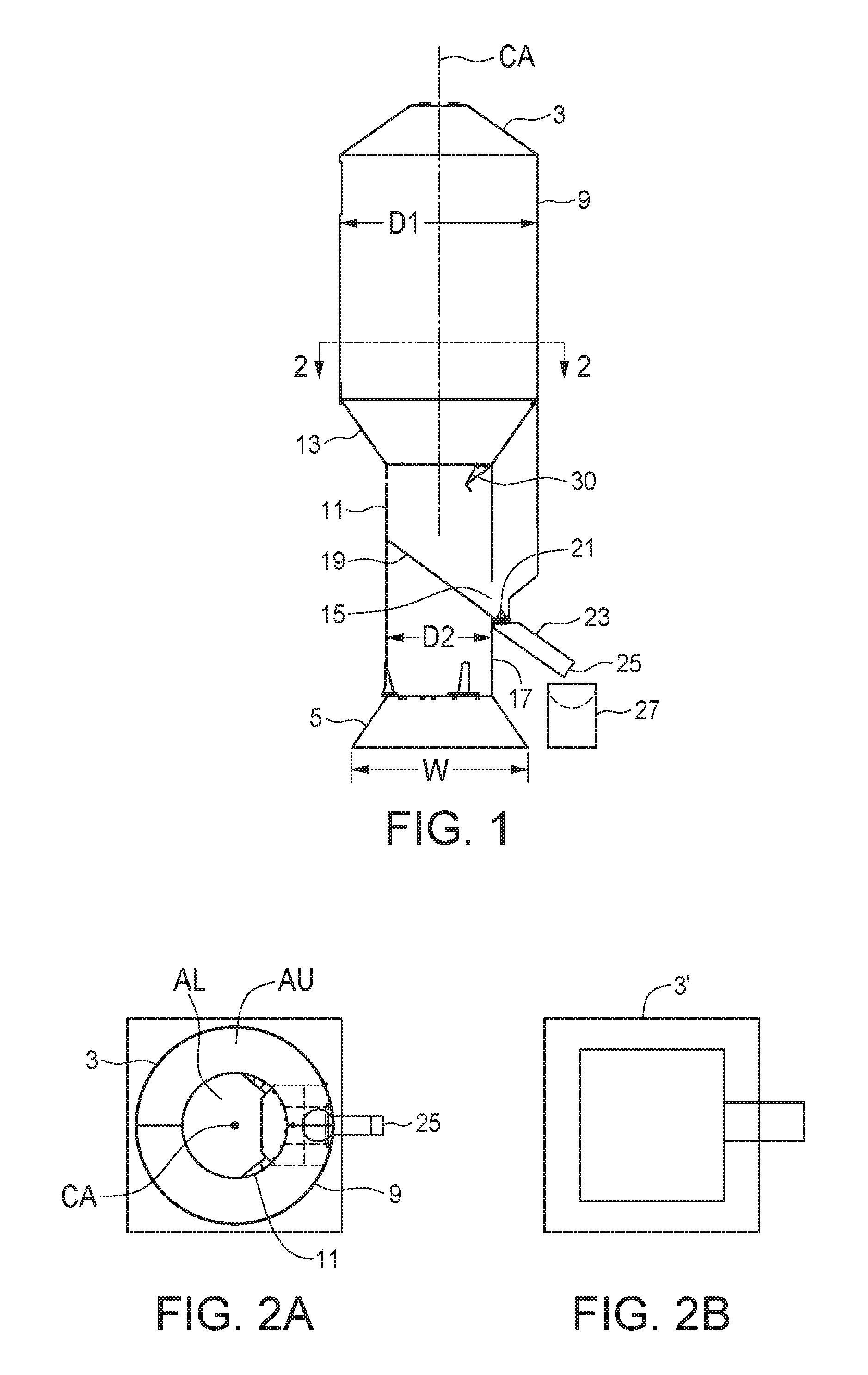 Vertically oriented transportable container with improved stability