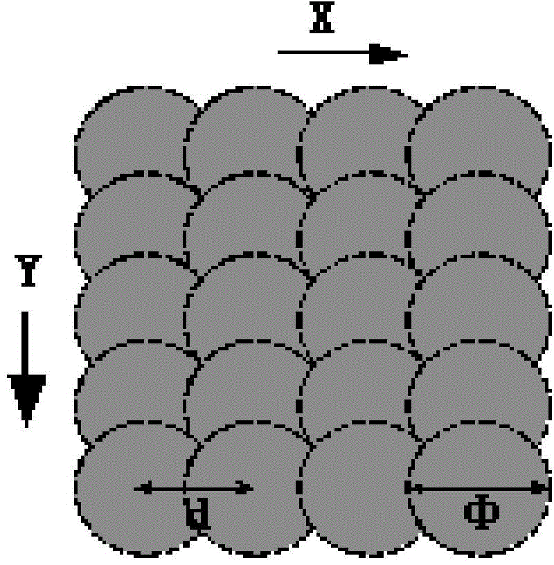 Method and device for preparing bionic super-hydrophobic micro-nano surface through femtosecond laser