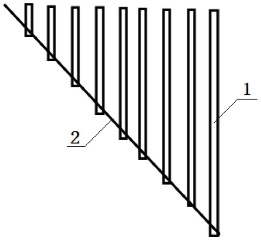 Novel horizontal ditching method for deep open pit mine