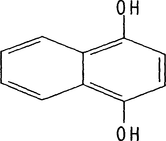 Use of 1,4-naphthalene diphenol in preparing external use sperm killing contraceptive medicine of preventing and curing genital tract infection