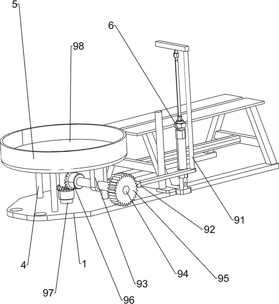 Hammering and nailing device for bass drum head for musical instrument processing