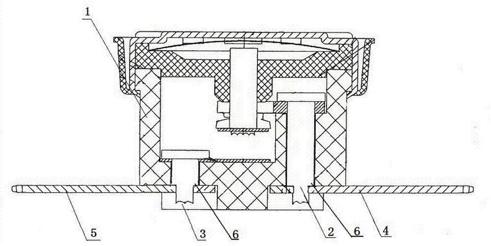 Temperature controller riveting structure