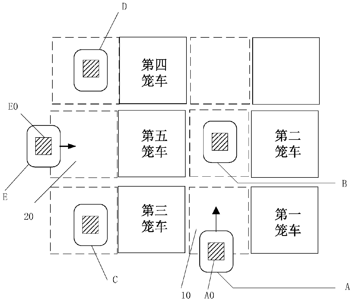 Parcel delivery method, parcel delivery control device and parcel delivery equipment