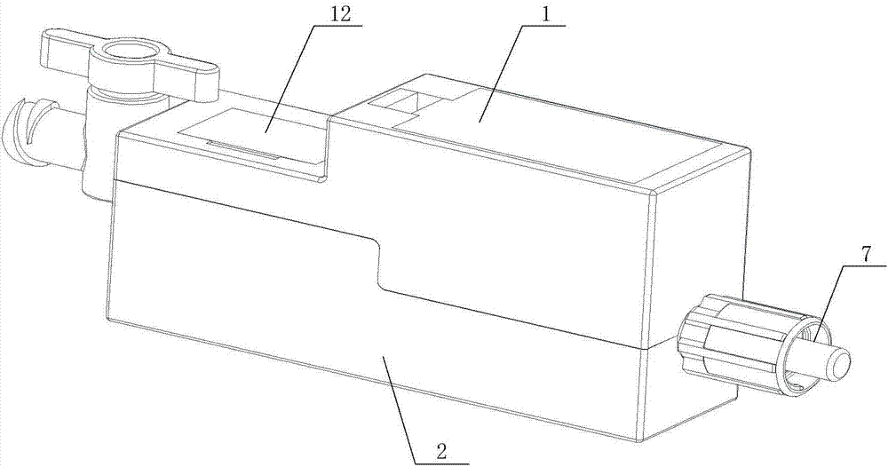 Cerebrospinal fluid drainage system and adjusting device in same