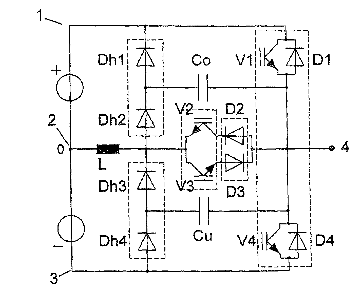 3-level pulse width modulation inverter with snubber circuit