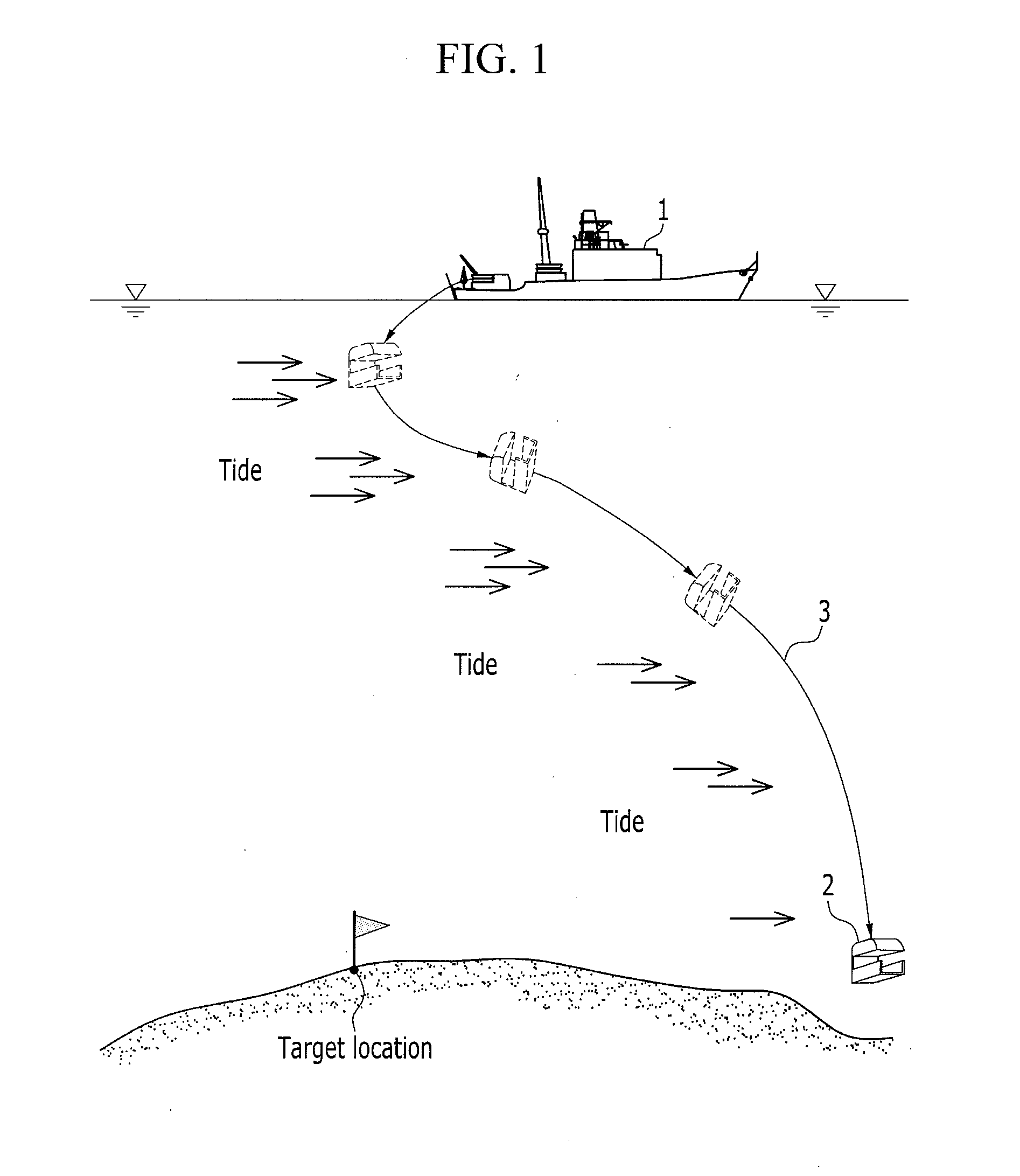 Underwater moving apparatus and moving method thereof