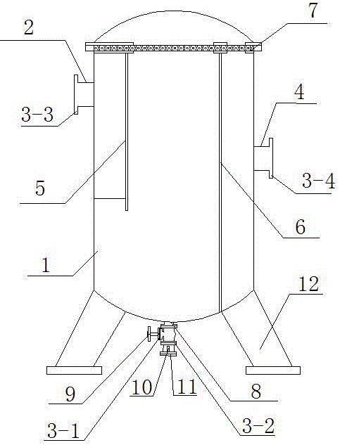 A double purification device for brine used in freezing construction