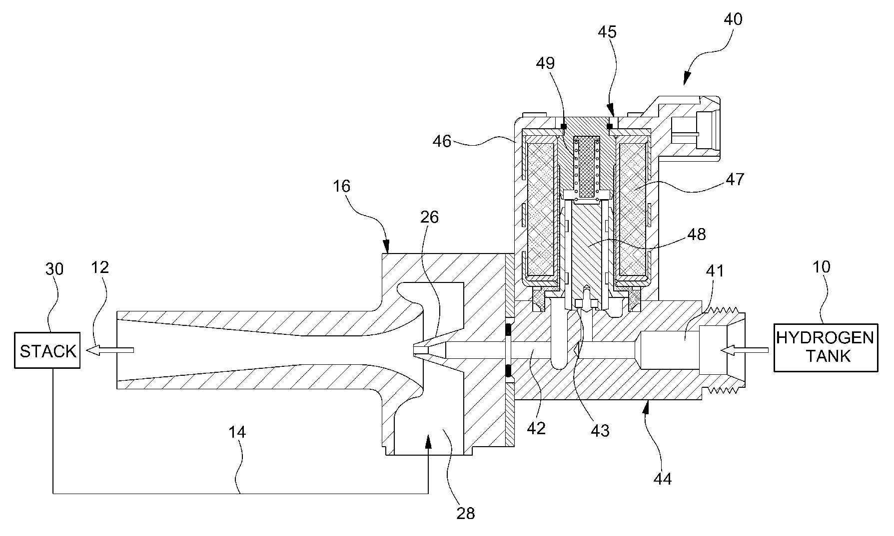 Apparatus for controlling hydrogen supply of fuel cell system and method for controlling the same