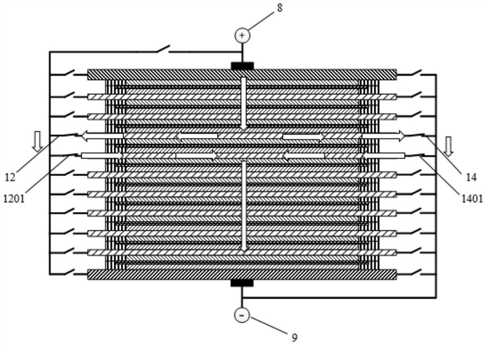 A heatable bipolar battery