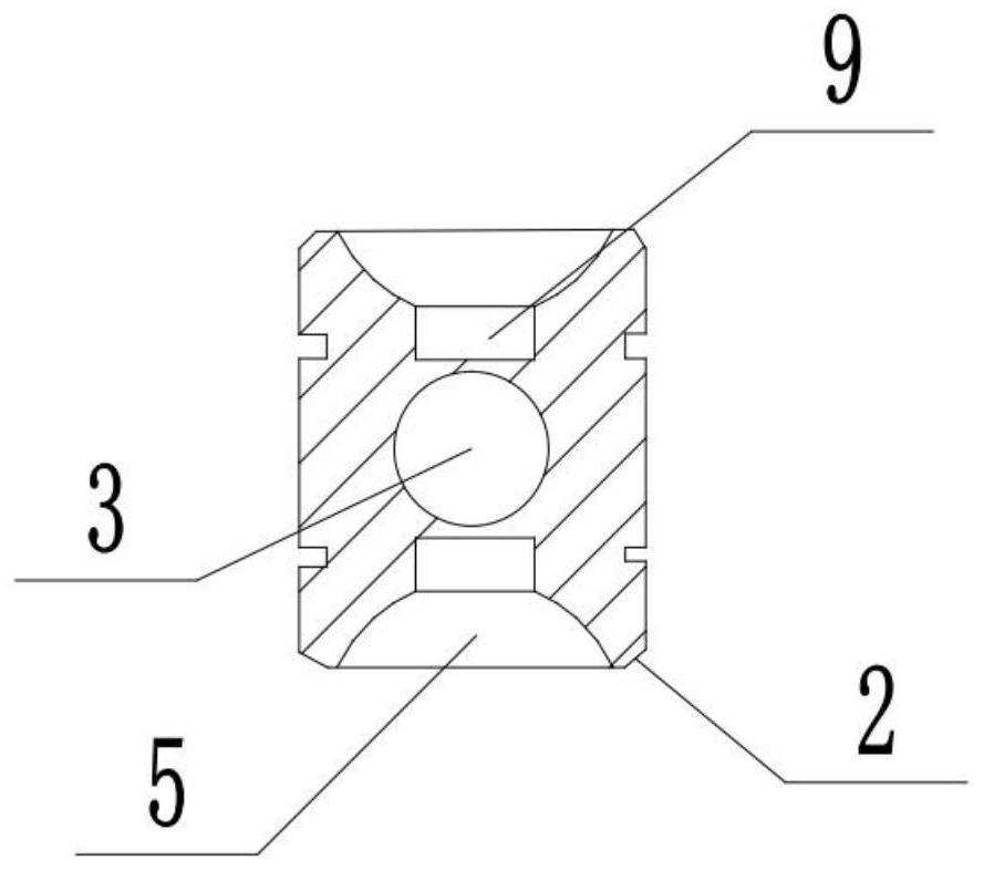 Universal joint device for Ilizarov hip femoral proximal osteotomy external fixation frame