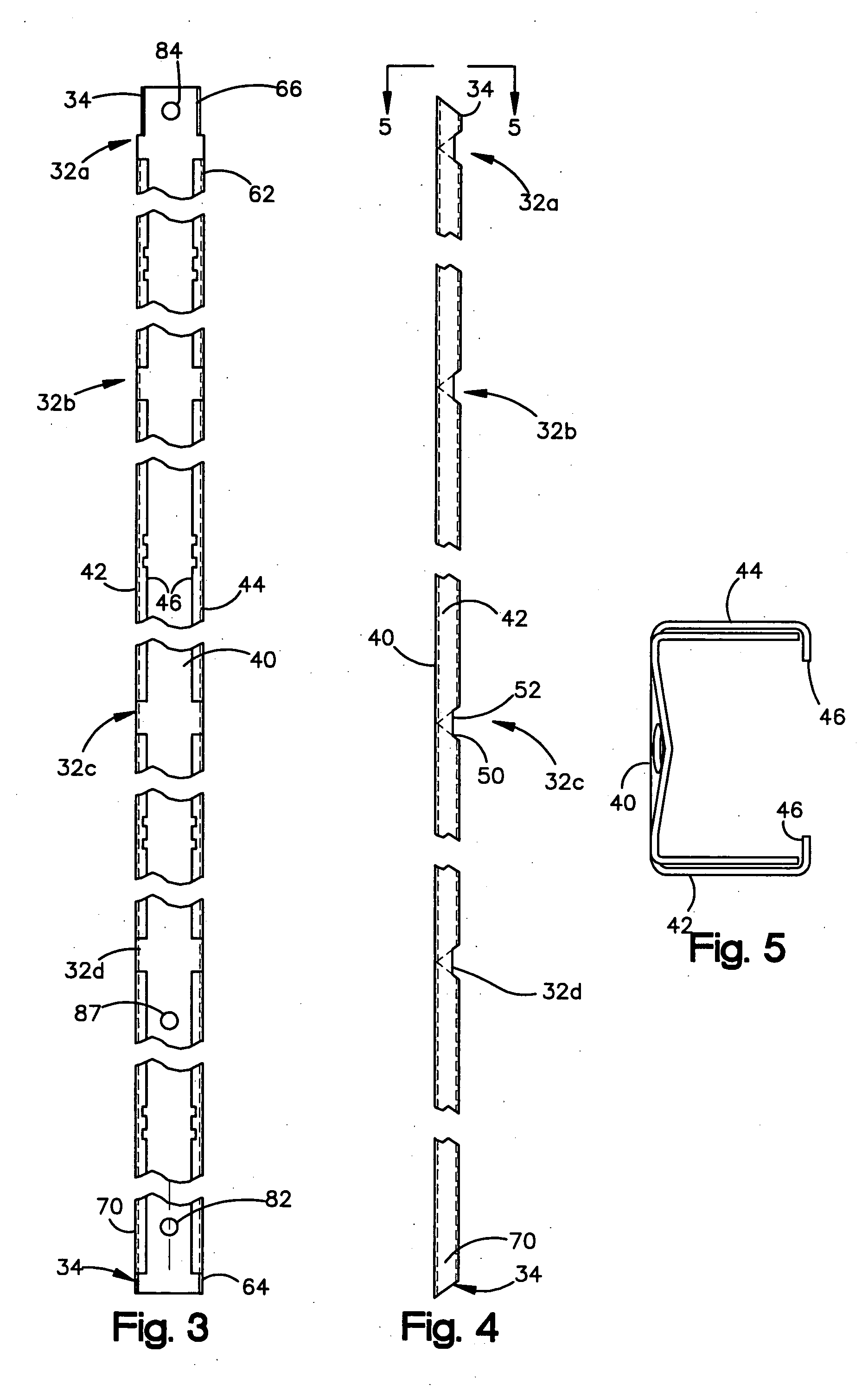 Window component system including pusher for scrap removal