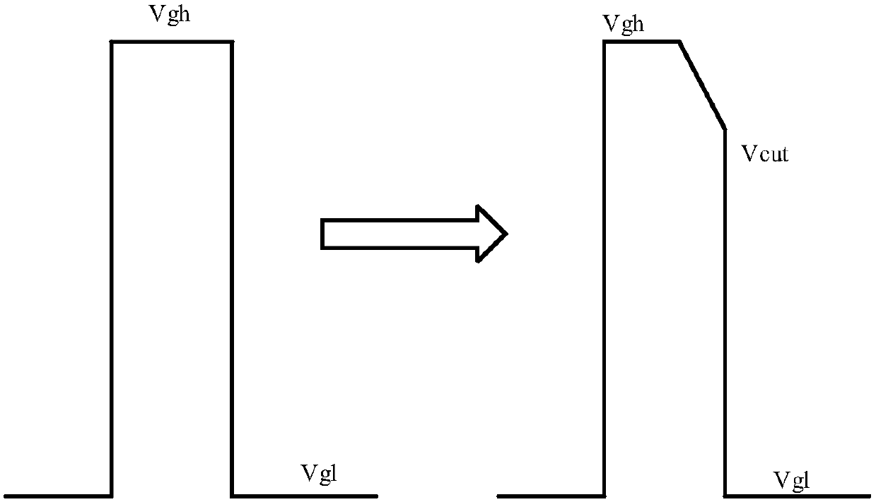 Feed-through voltage compensation circuit and liquid crystal display device