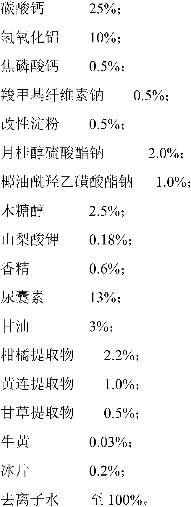 Antibacterial and anti-inflammatory traditional Chinese medicinal composition, and application thereof in preparation of oral care products