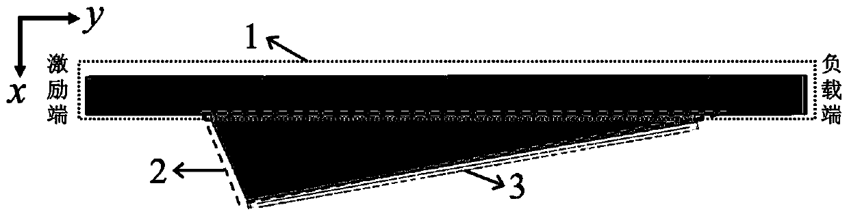 Fixed beam leaky-wave antenna with a customizable emergence angle