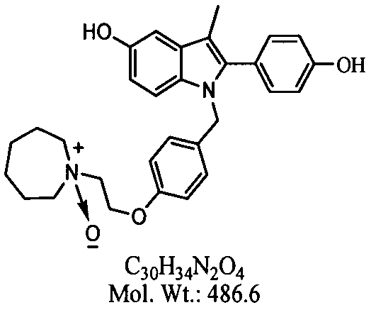 Separation preparation method of bazedoxifene acetate impurity A