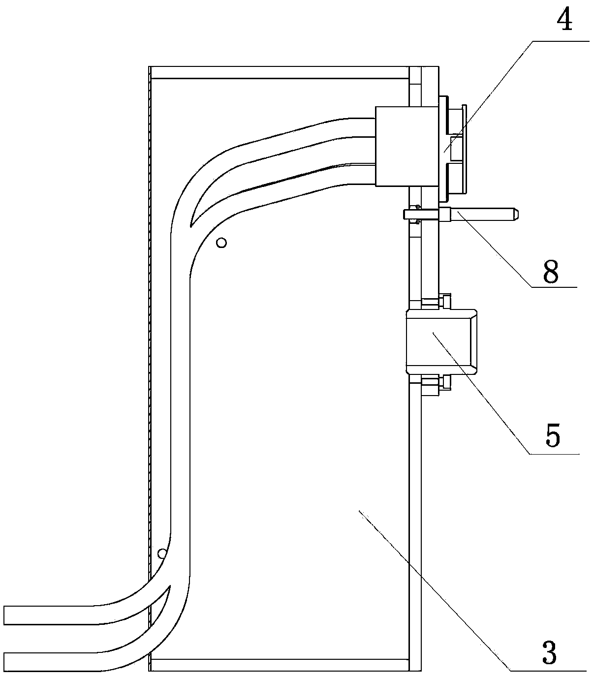 Charging connector device and three-dimensional garage with same
