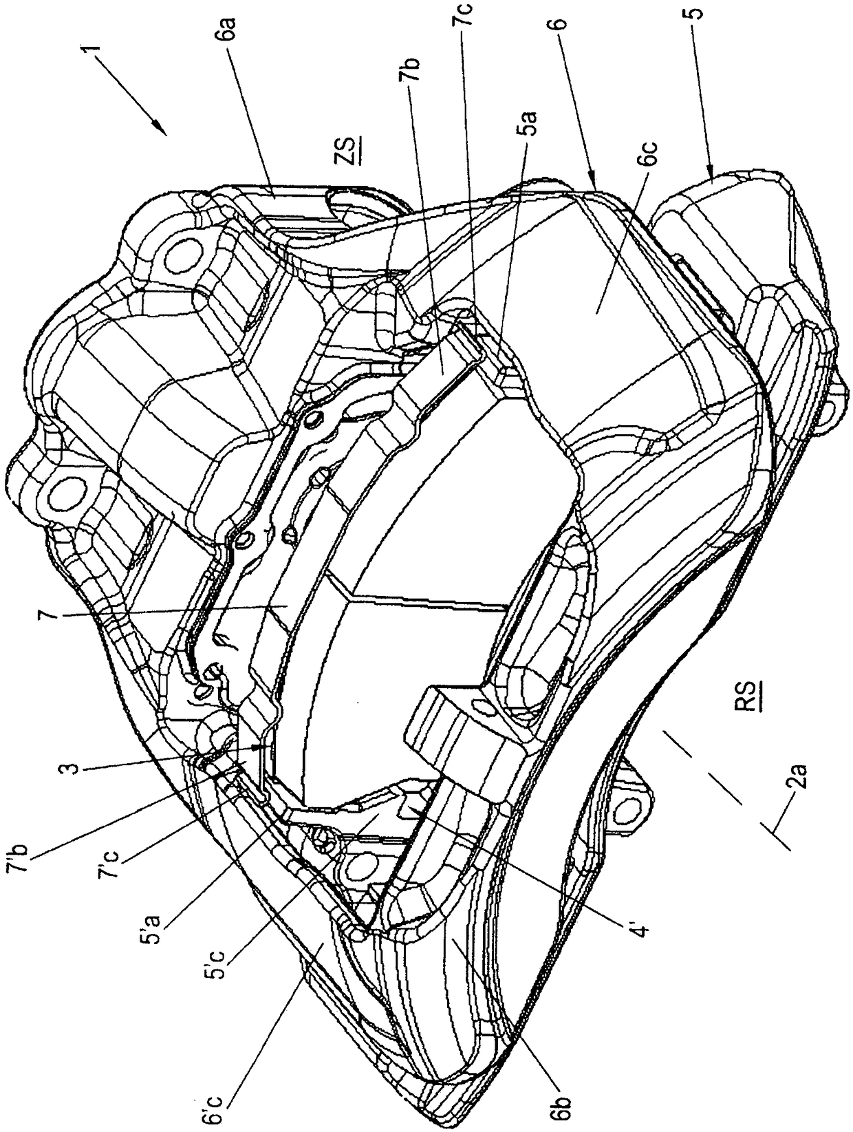 Disc brake and set of brake pads