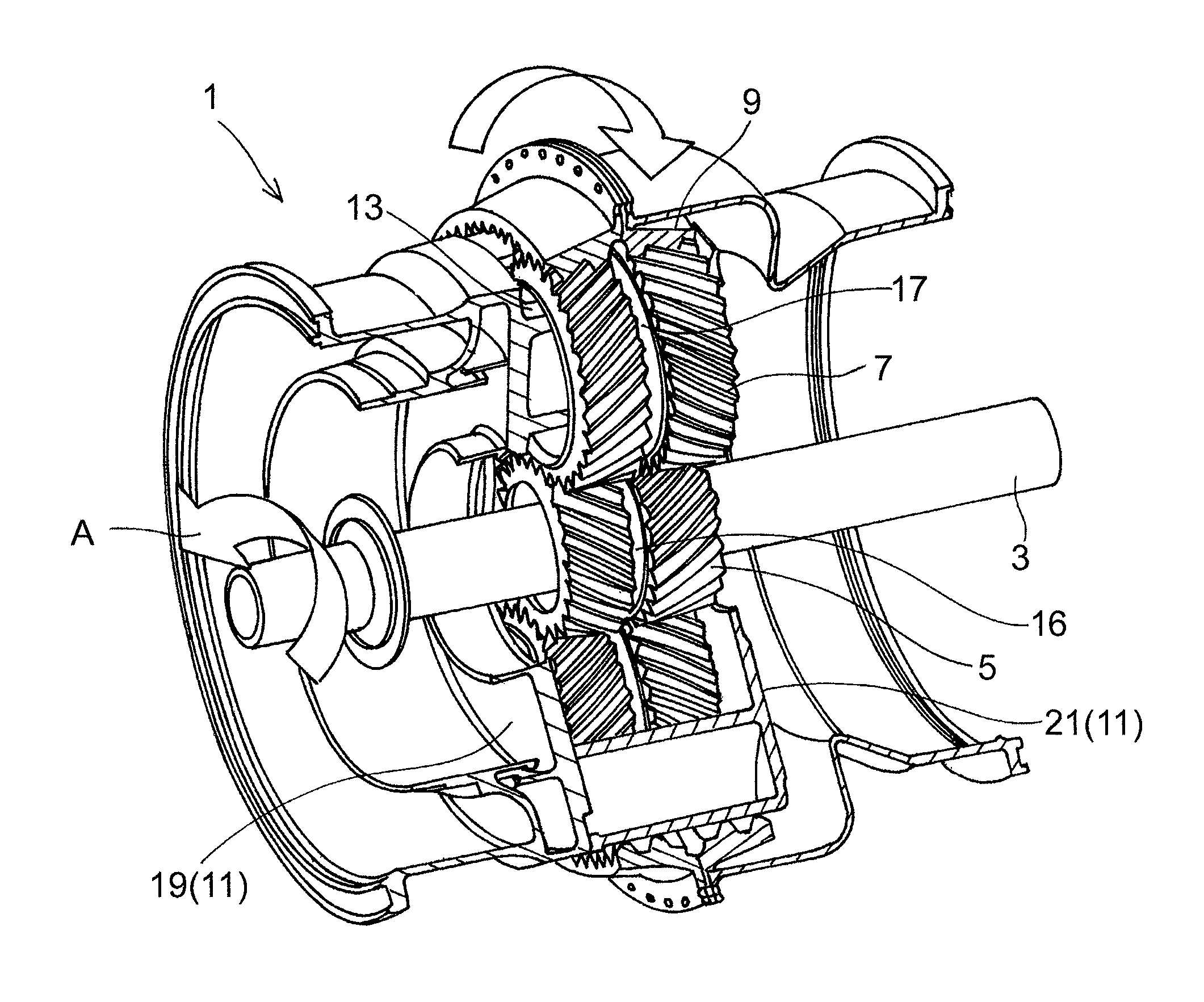 Planetary gear system and gear reducer