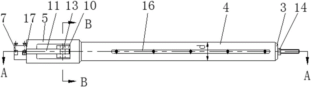 Machining method for bulged cavity part