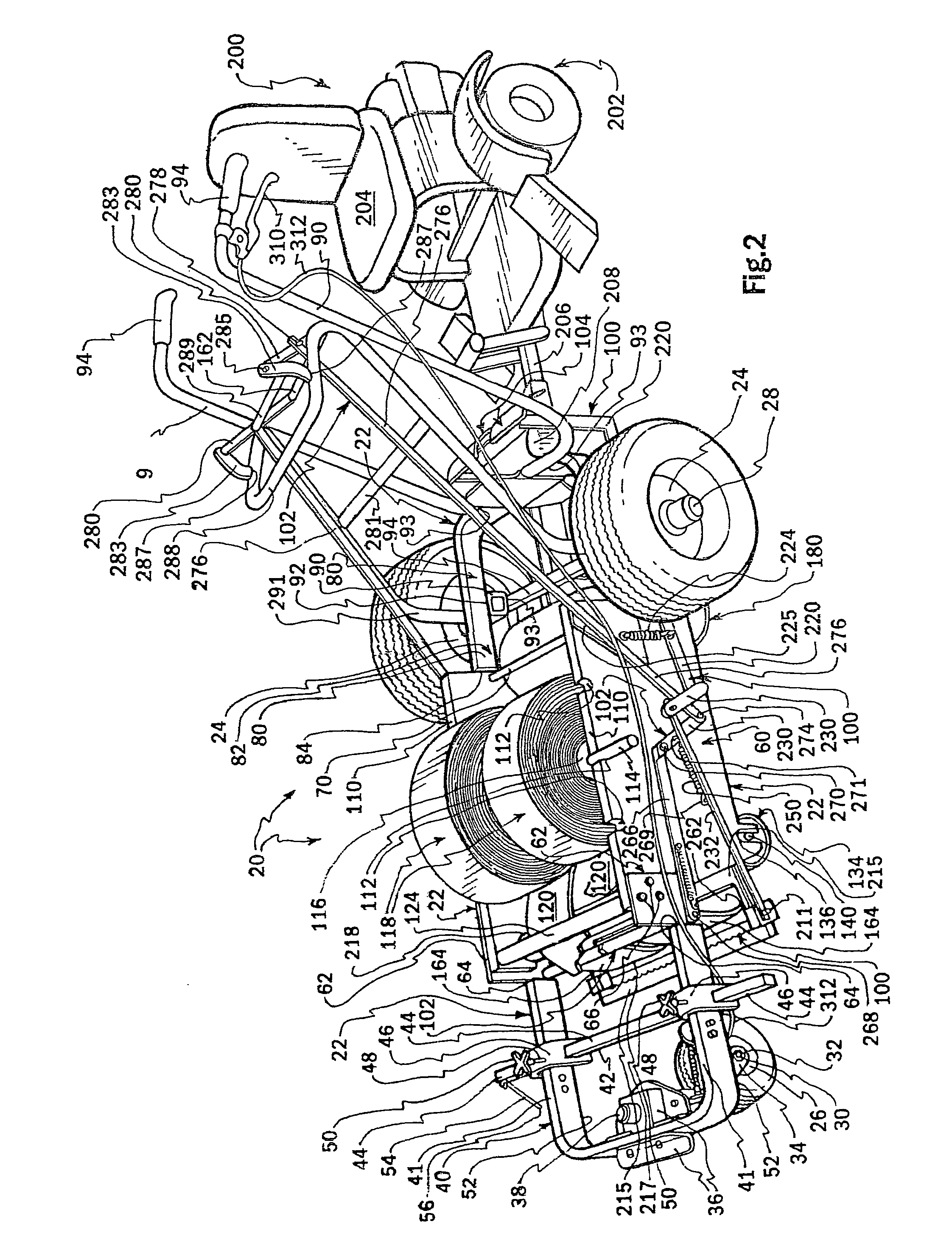 Multi-mode tape-applying striping machine and methods