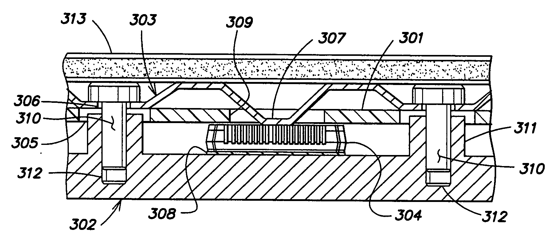 Apparatus for cooling semiconductor devices attached to a printed circuit board