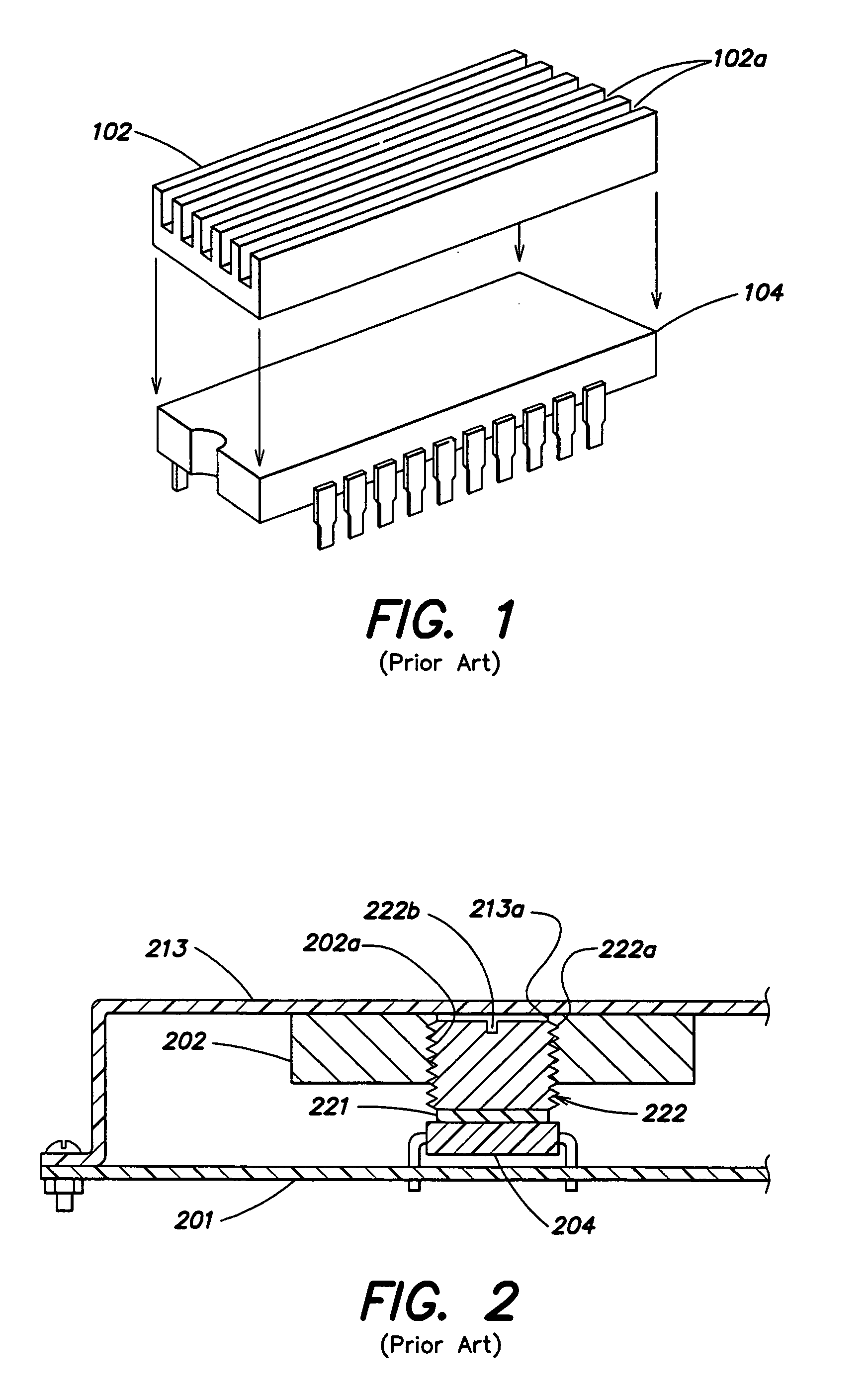 Apparatus for cooling semiconductor devices attached to a printed circuit board