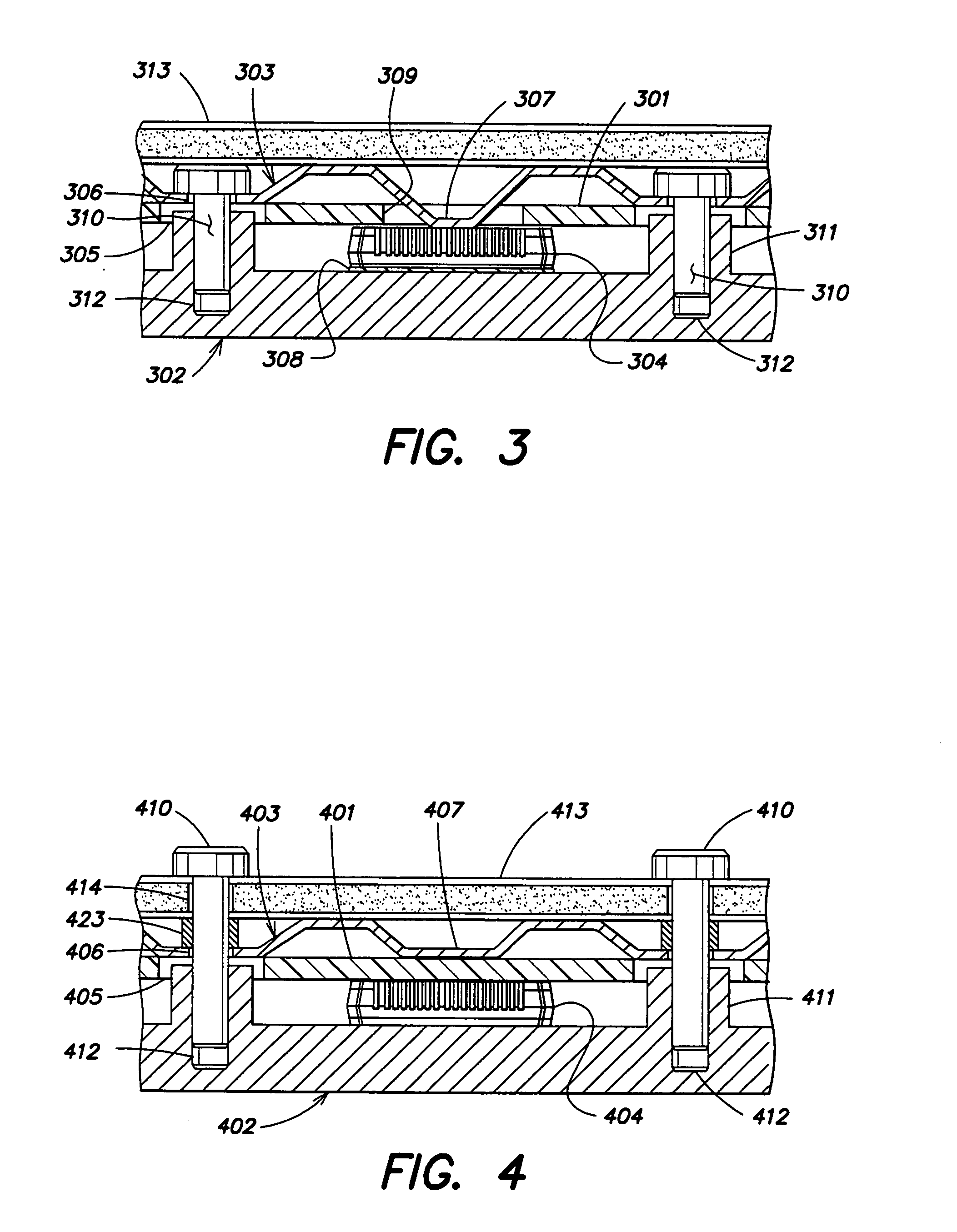 Apparatus for cooling semiconductor devices attached to a printed circuit board