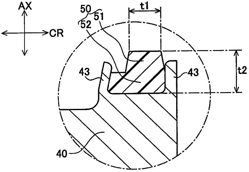 Valve seat structure of fluid control valve