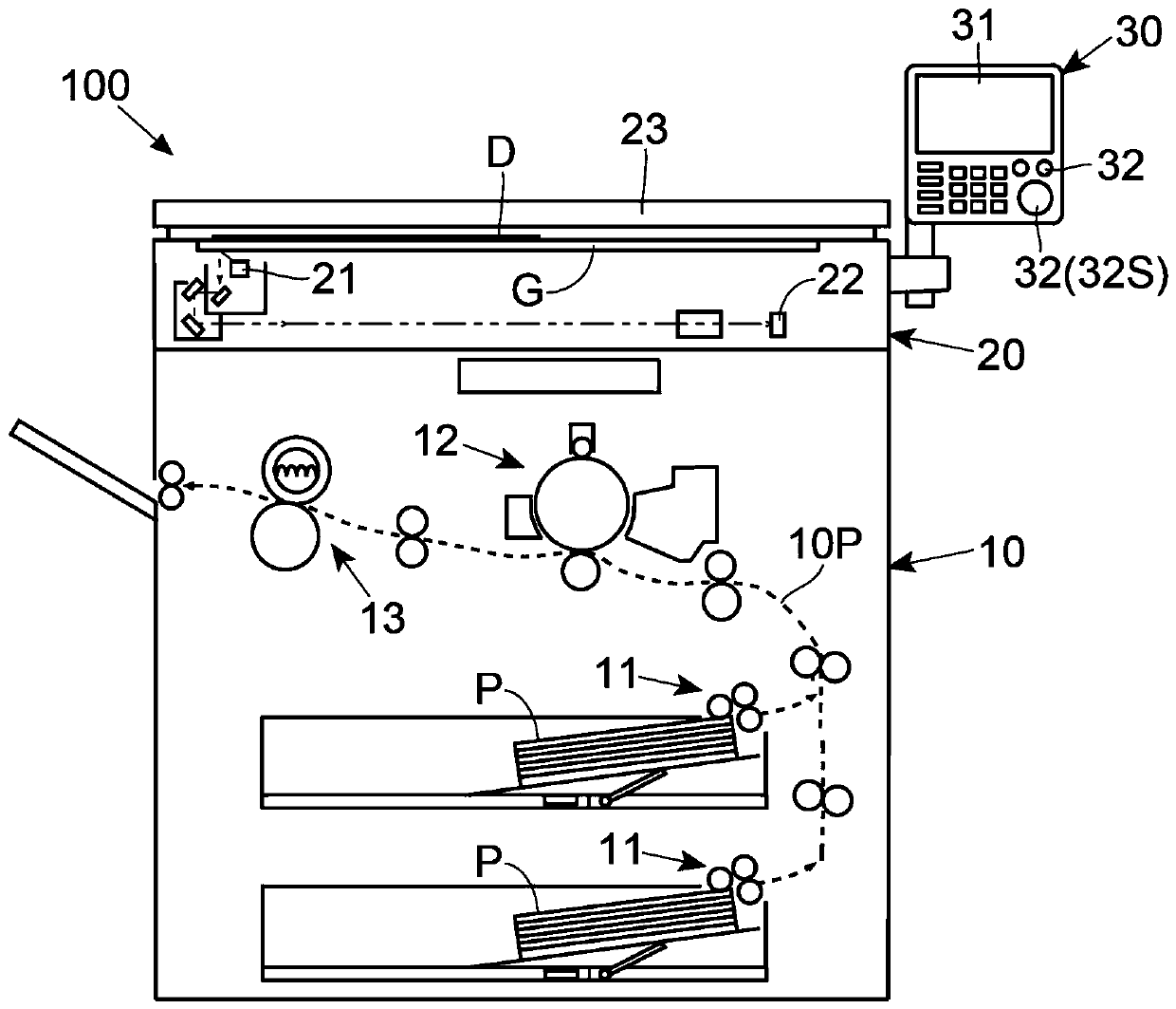 Image forming device and method of controlling image forming device