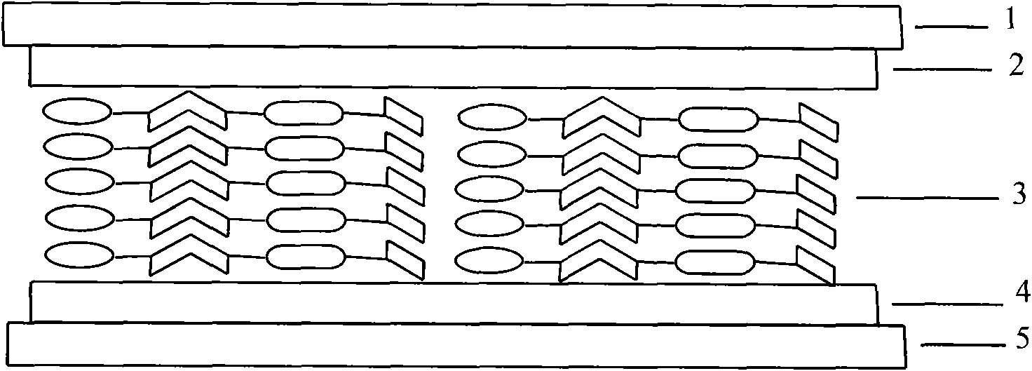 Supermolecular organic solar cell and preparation method thereof