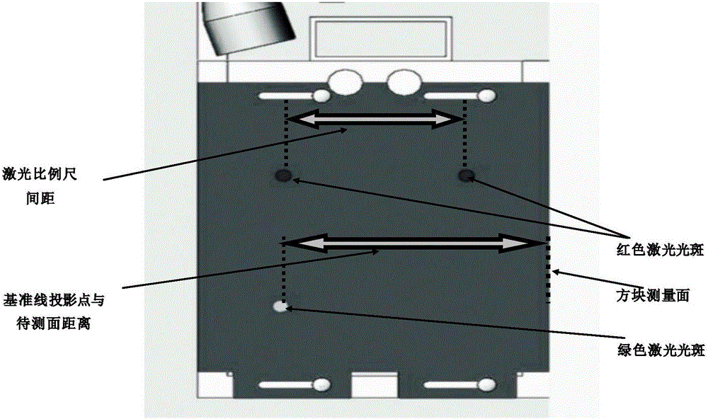 Computer-vision-based underwater laser datum line measuring system