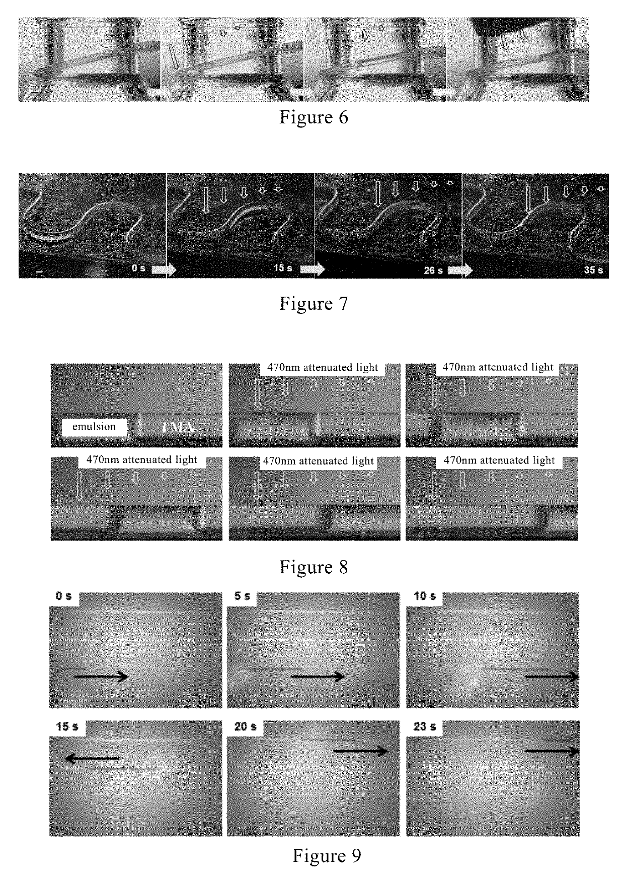 Microfluidic Movement Control Method Utilizing Light