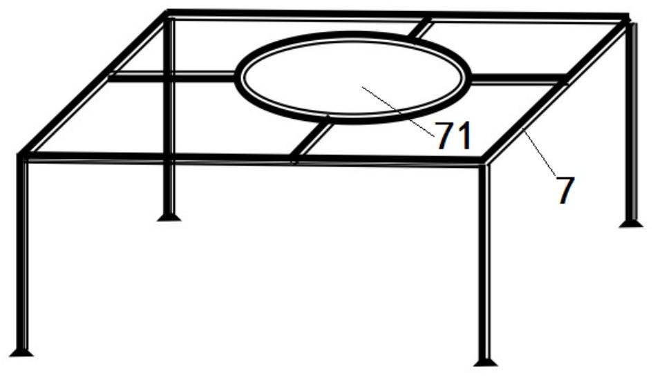 Zooplankter breeding circulating system with bionic ctenophore structure