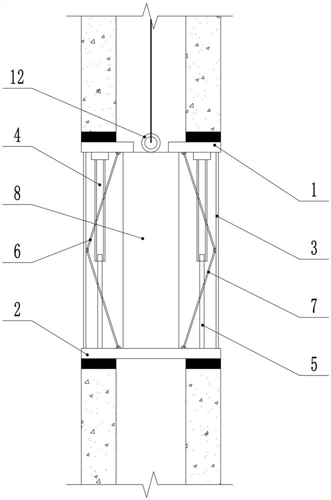 An extruded and expanded branch-disc pile connection structure for prestressed pipe piles