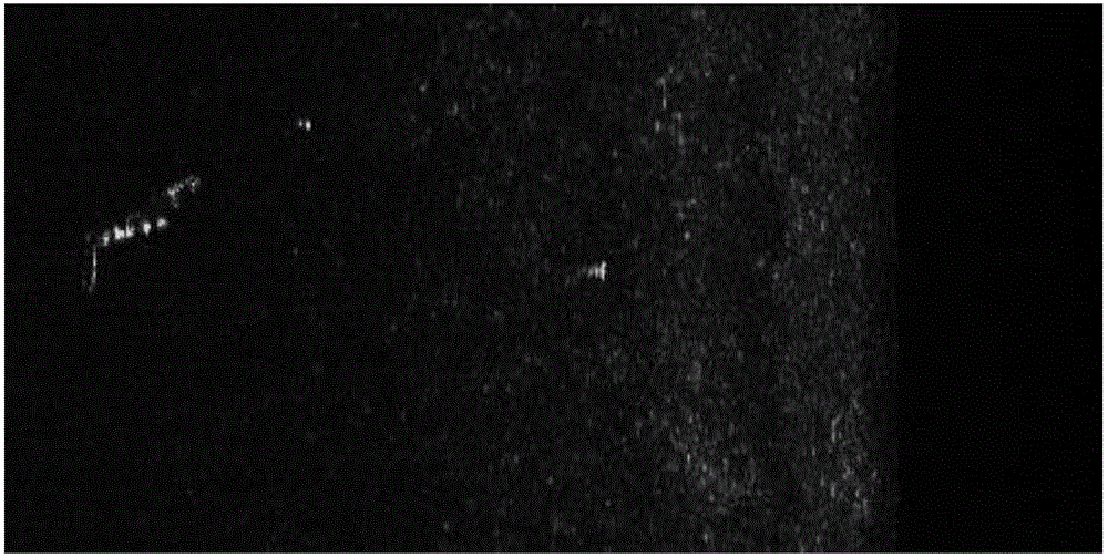 Side-scan sonar target detection method based on characteristics of point aggregation