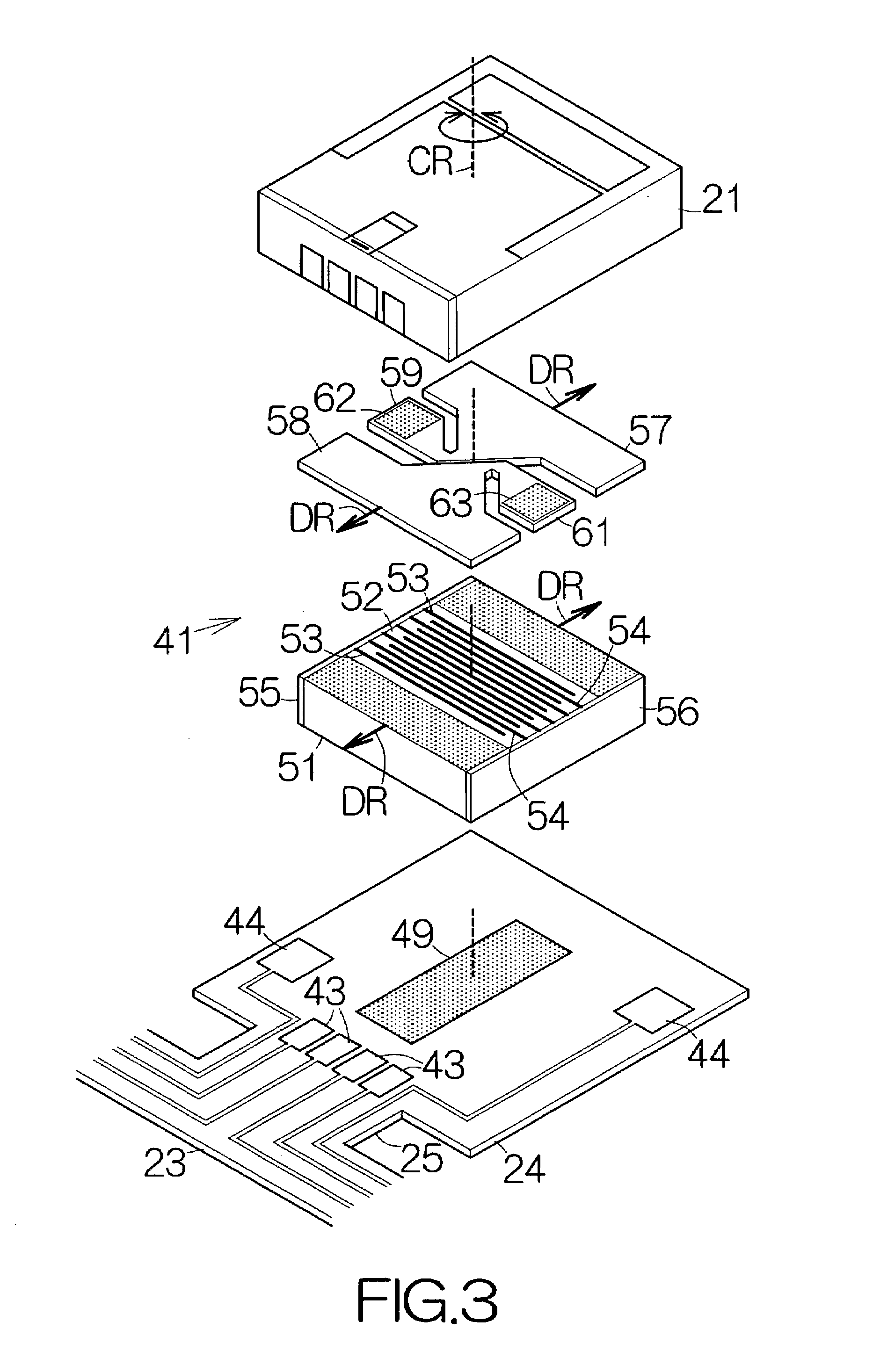 Head assembly having microactuator