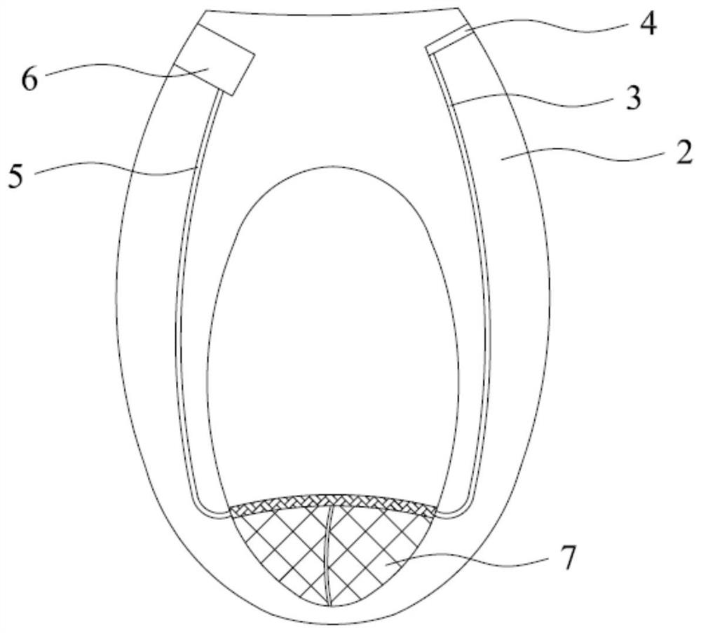 Reinforced scrotum suspender trousers