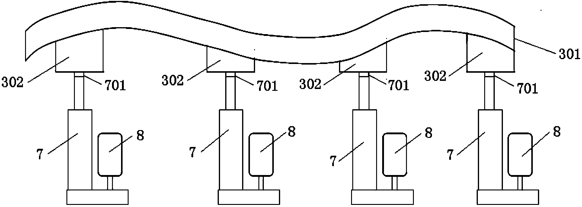 Puerperal pelvis correction and recovery device