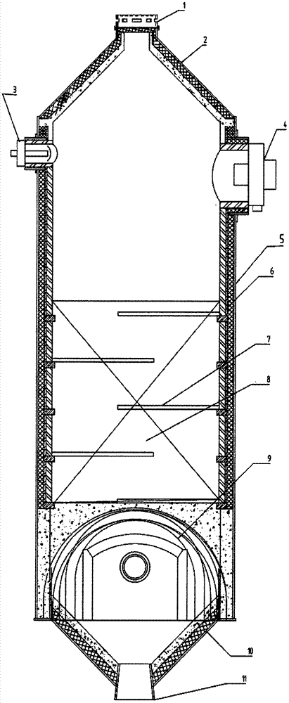 Efficient and safe low-calorific-value waste gas burner