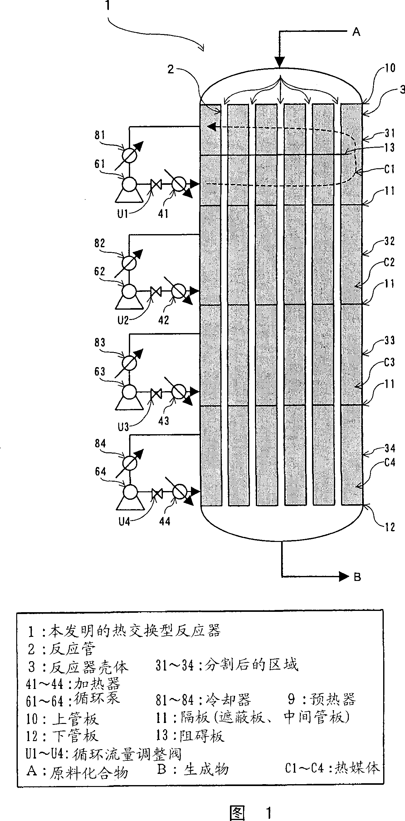 Heat exchange type reactor