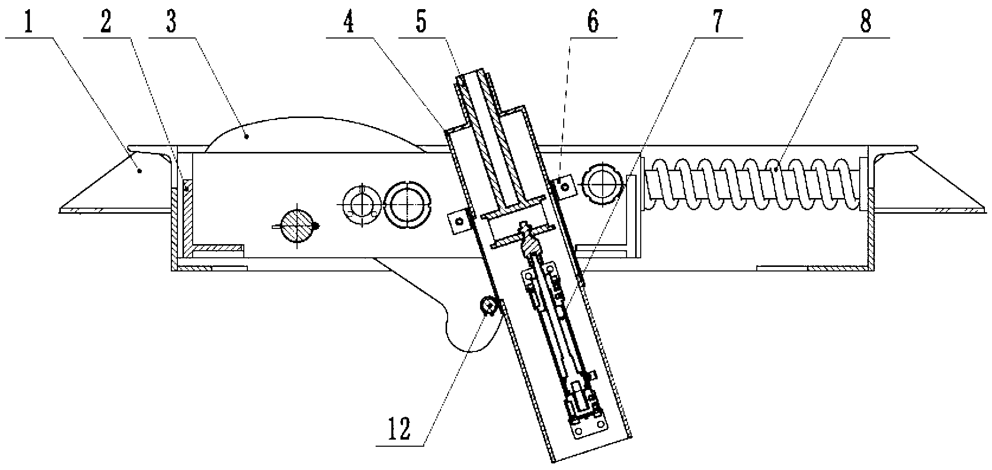 Normally-closed type buffer tramcar retarder