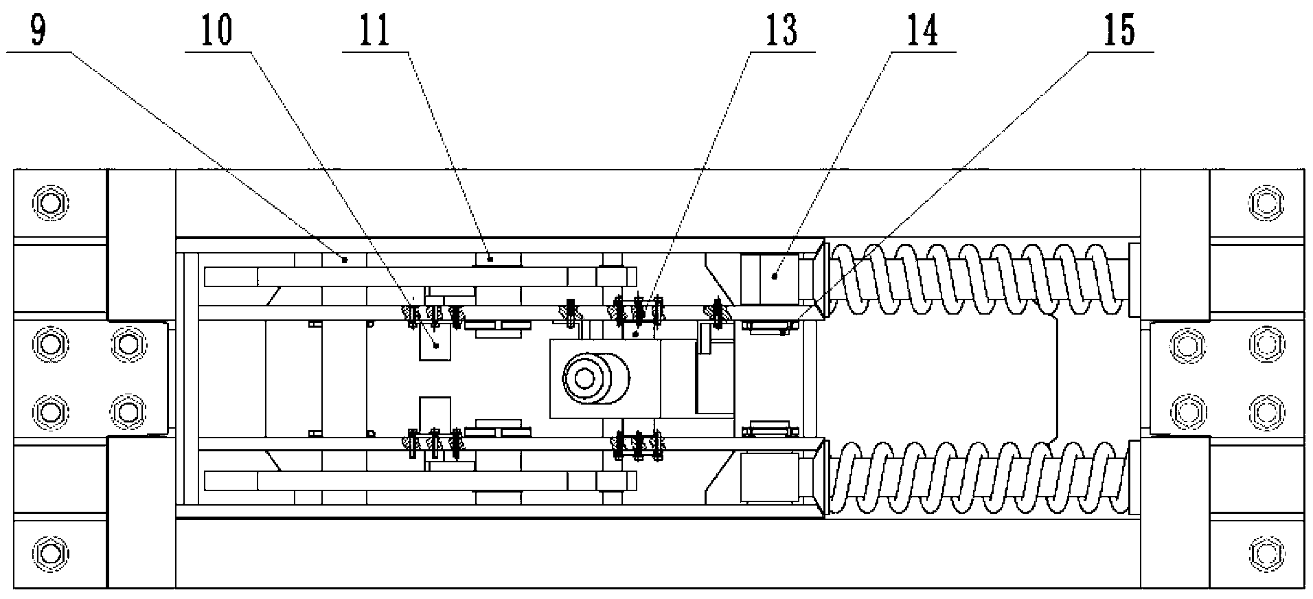 Normally-closed type buffer tramcar retarder