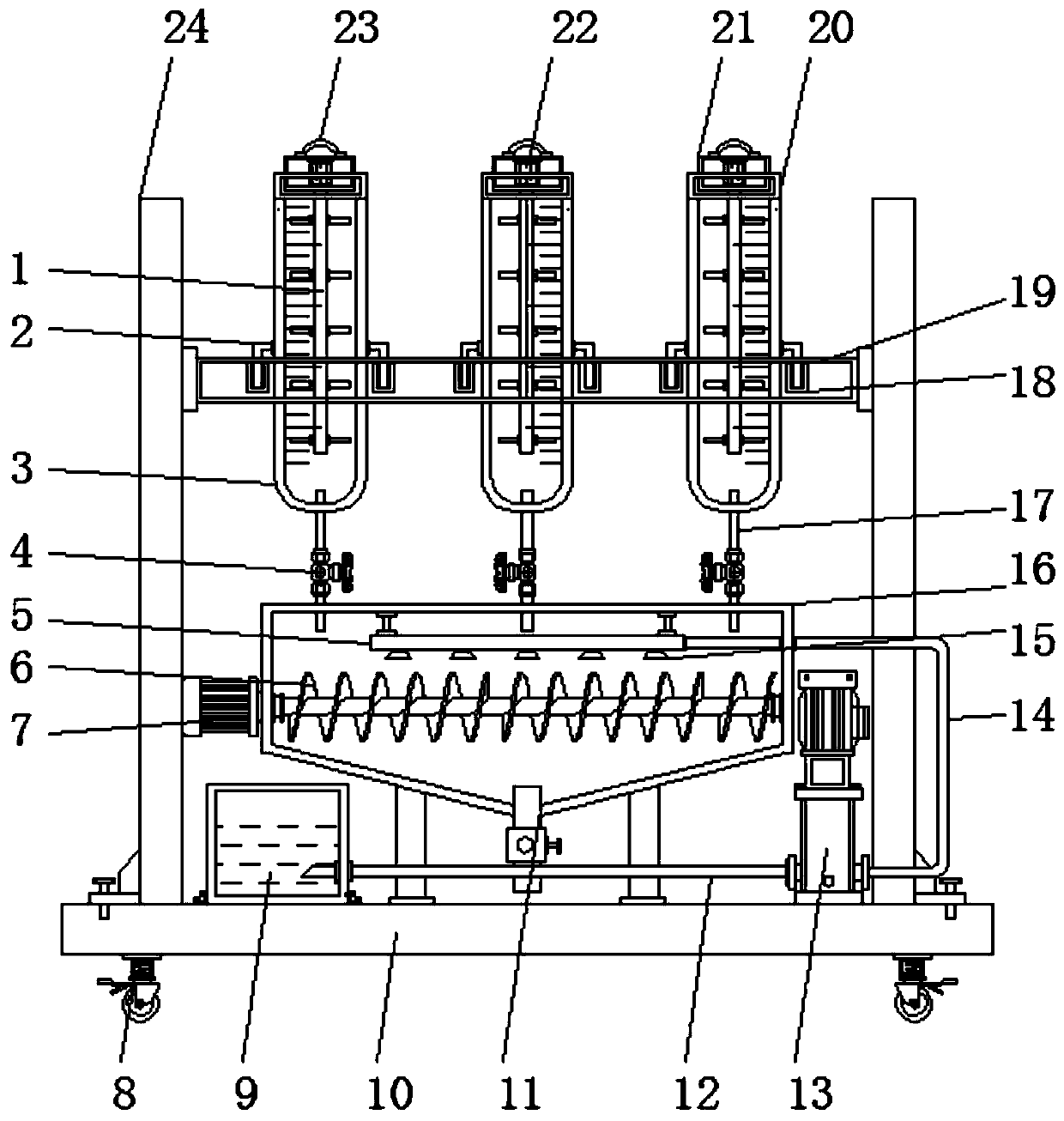 Artistic design automatic color matching device