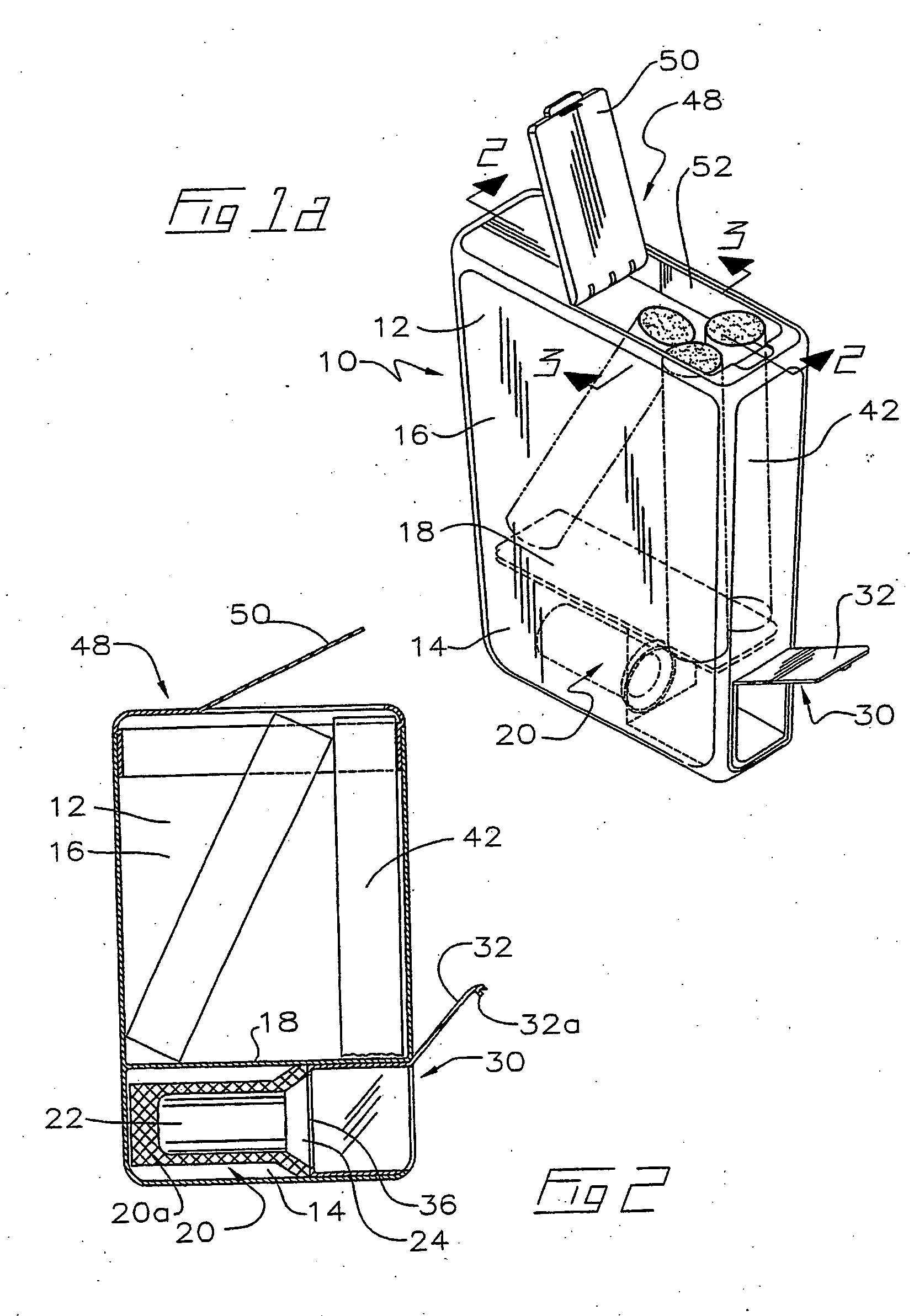 Compartmentalized cigarette snuffer and receptacle