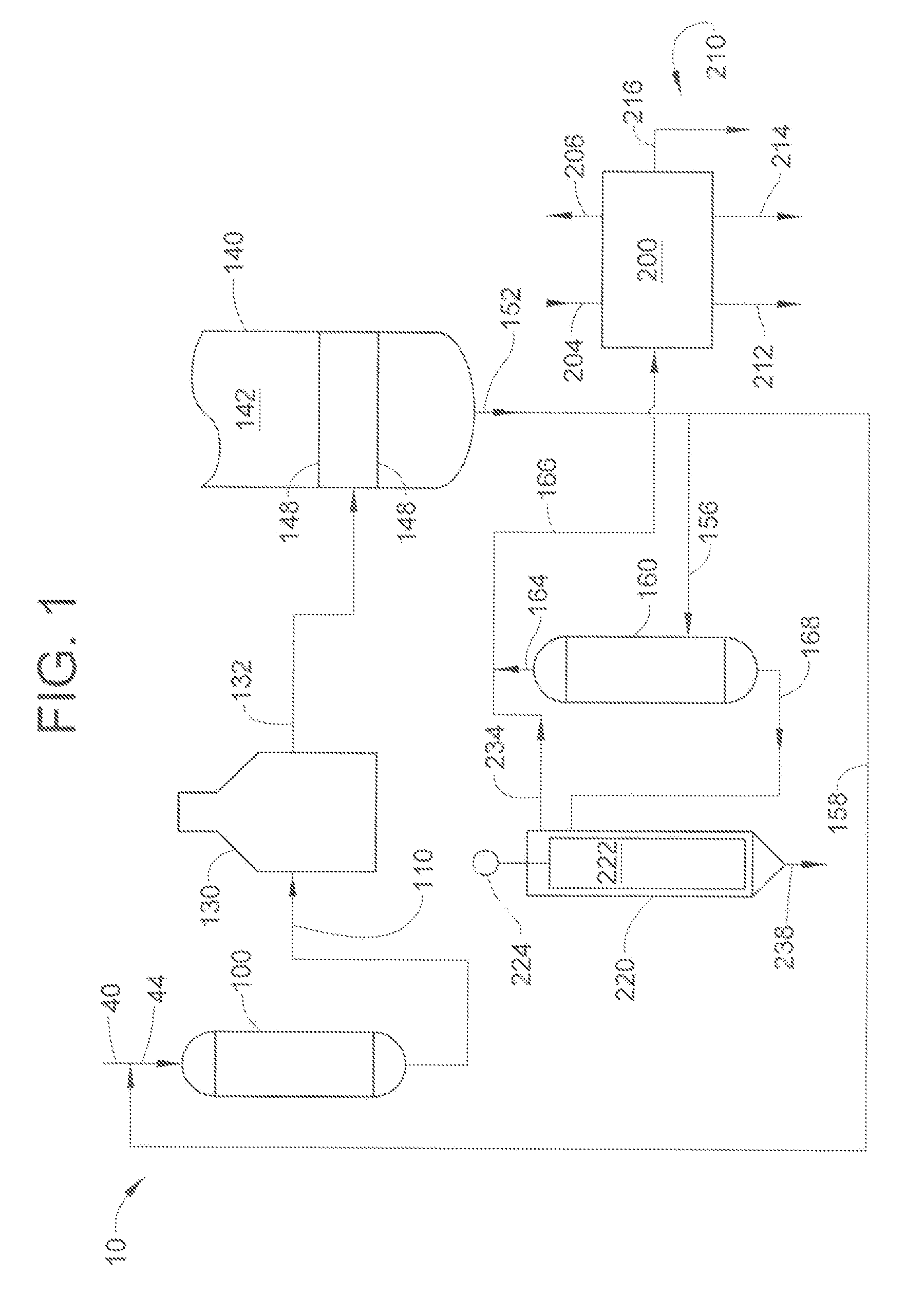 Hydrotreating process and apparatus relating thereto