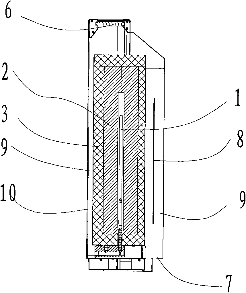 Auxiliary convection heat-accumulating type heater